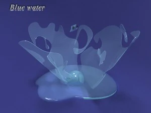 water drop shape 3D Model