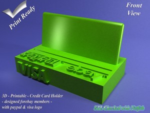 credit card holder 3D Print Model