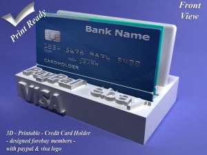 credit card holder 3D Print Model