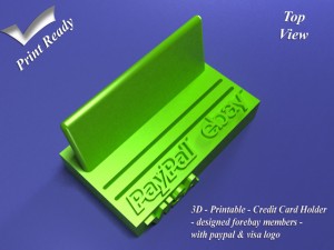 credit card holder 3D Print Model
