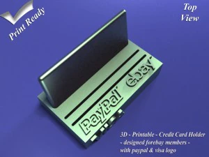credit card holder 3D Print Model