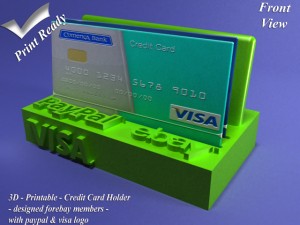credit card holder 3D Print Model