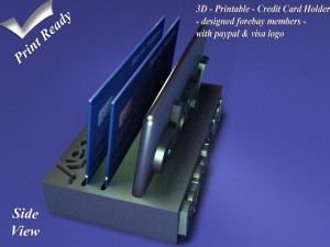 credit card holder 3D Print Model