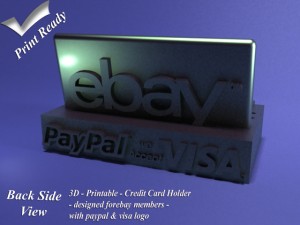 credit card holder 3D Print Model