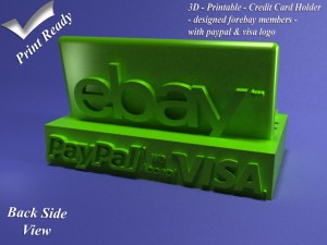 credit card holder 3D Print Model