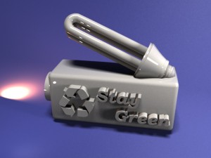 green energy bulb - stay green Modelo de impresión 3D
