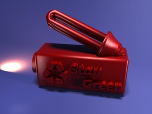 green energy bulb - stay green Modelo de impresión 3D