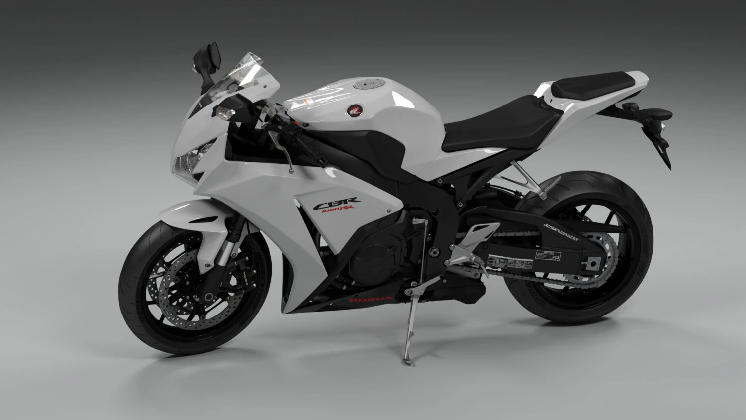 honda cbr 1000 rr 2016 3D Model .c4d .max .obj .3ds .fbx .stl .blend