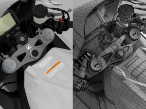 honda cbr 1000 rr 2016 3D Model