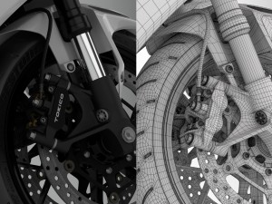 honda cbr 1000 rr 2016 3D 模型