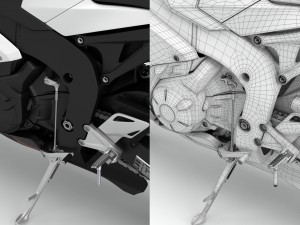 honda cbr 1000 rr 2016 3D 模型