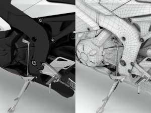 honda cbr 1000 rr 2016 3D Model