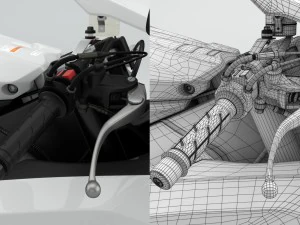 honda cbr 1000 rr 2016 3D Model