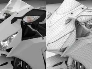 honda cbr 1000 rr 2016 3D Model