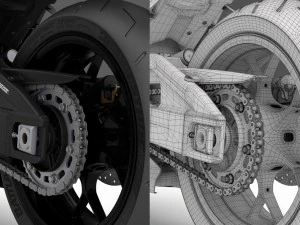 honda cbr 1000 rr 2016 3D Model