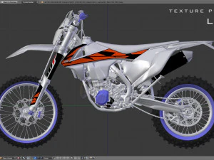 ktm exc 450-500 2018 3D Model