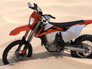 ktm exc 450-500 2018 3D-Modell