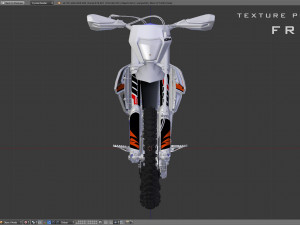 ktm exc 450-500 2018 3D-Modell