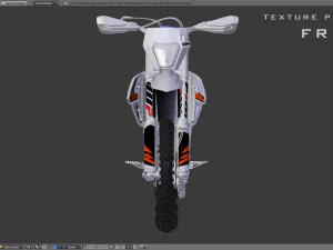 ktm exc 450-500 2018 3D Model