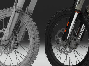 ktm exc 450-500 2018 3D-Modell