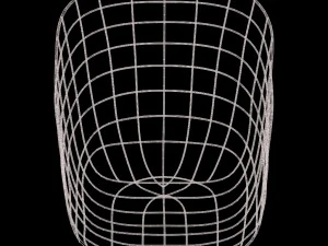 wire and wood modern chair 3D Model