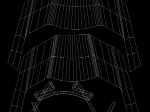 polywood blending chair 3D Model