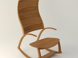 reed hansuld rocking chair 3D Model