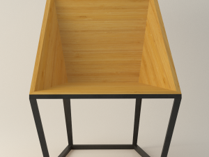 alberto vitelio contemporary chair Modelo 3D