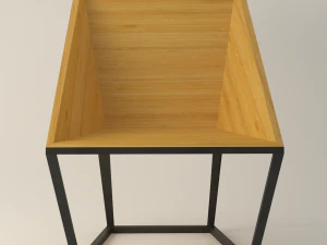 alberto vitelio contemporary chair 3D Model