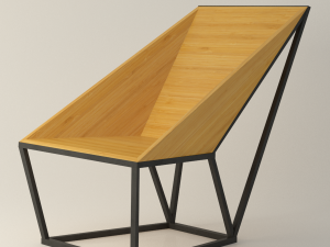 alberto vitelio contemporary chair Modelo 3D