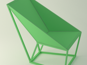 alberto vitelio contemporary chair Modelo 3D