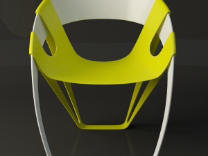 dry leaf modern chair Model 3D