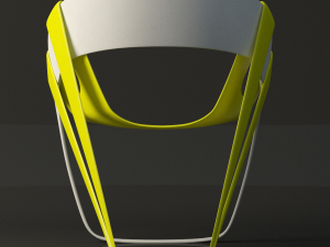 dry leaf modern chair Model 3D