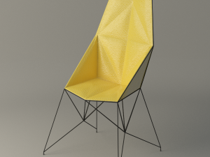 mayflower armchair 3D Model