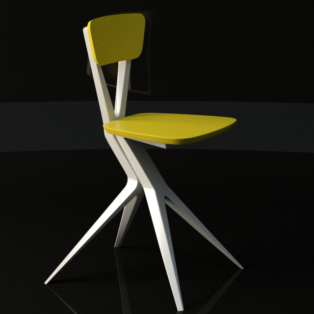 maybe chair 3Dモデル .c4d .max .obj .3ds .fbx .stl .blend 