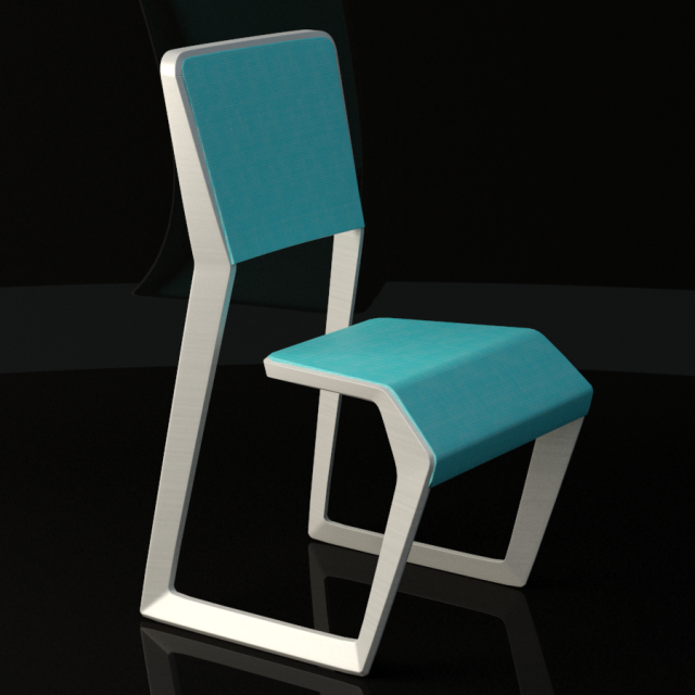 cantilever chair 3D Model .c4d .max .obj .3ds .fbx .stl .blend 