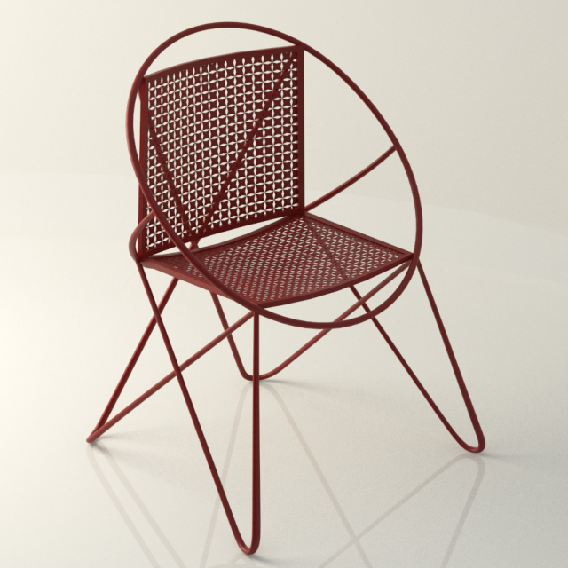 vintage mid century chair Model 3D .c4d .max .obj .3ds .fbx .stl .blend 