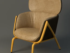 エリサチェア 3Dモデル