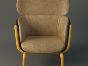 elysa chair Modello 3D