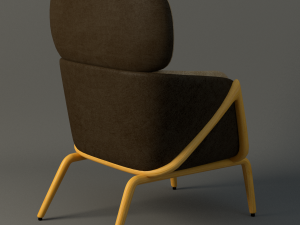 elysa chair Modello 3D