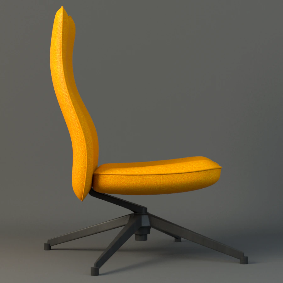 pilot chair knoll 3D Model .c4d .max .obj .3ds .fbx .stl .blend