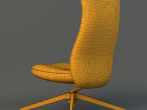 pilot chair knoll Model 3D