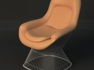 warren platner lounge chair 3D Model