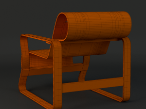 alvar aalto chair 3Dモデル