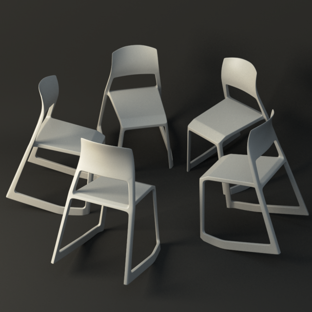 34 tip ton chair 3D Model .c4d .max .obj .3ds .fbx .stl .blend 