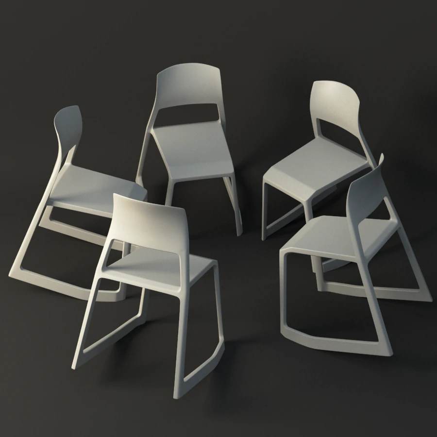 34 tip ton chair 3D Model .c4d .max .obj .3ds .fbx .stl .blend