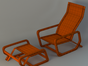 toro lounge chair 3D Model