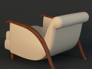 jacques emile ruhlmann chair Modelo 3D