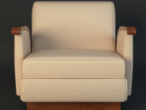 jacques emile ruhlmann chair Modelo 3D