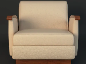 jacques emile ruhlmann chair 3D Model